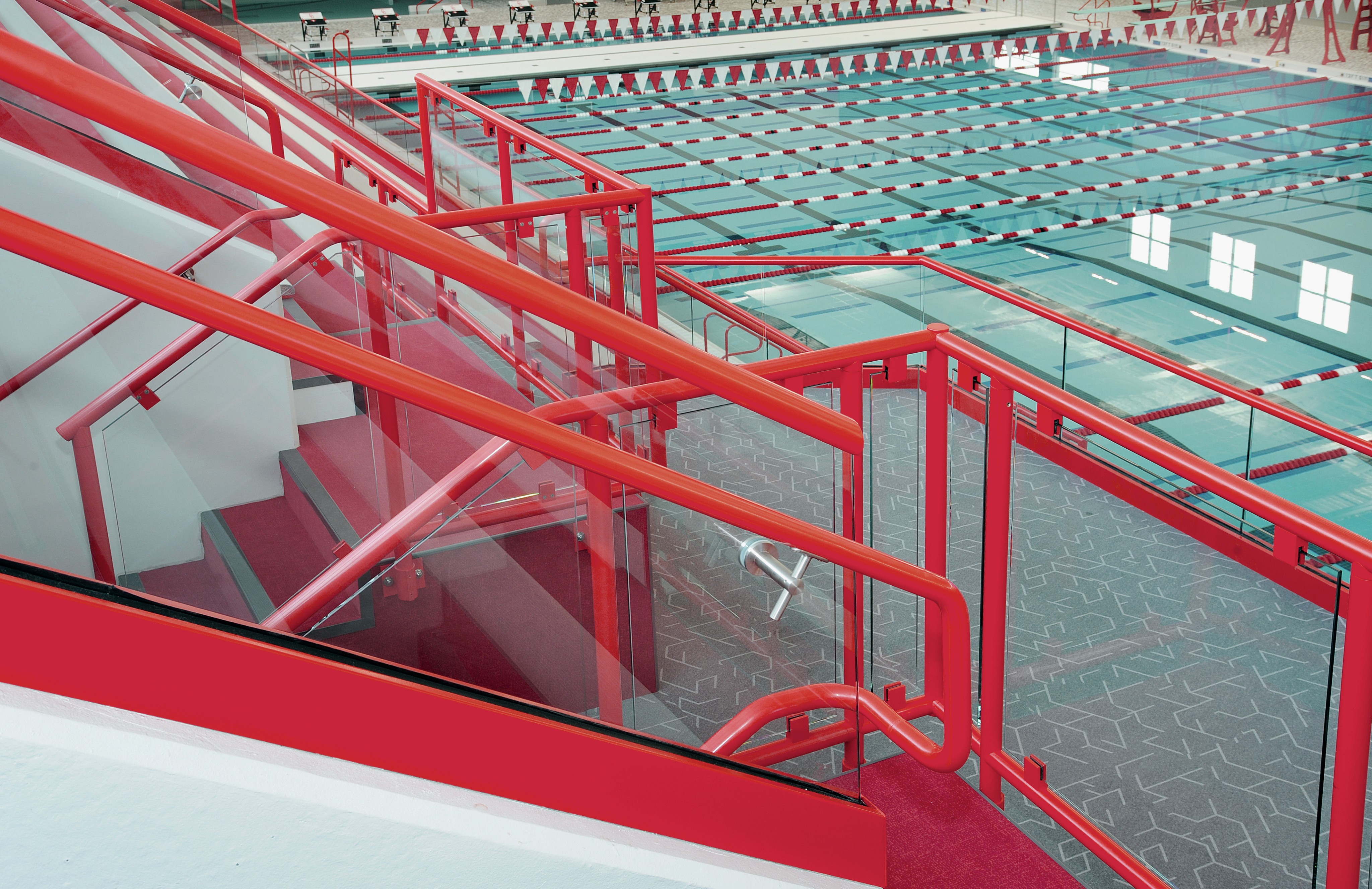 Shoe Mounted Glass Railing