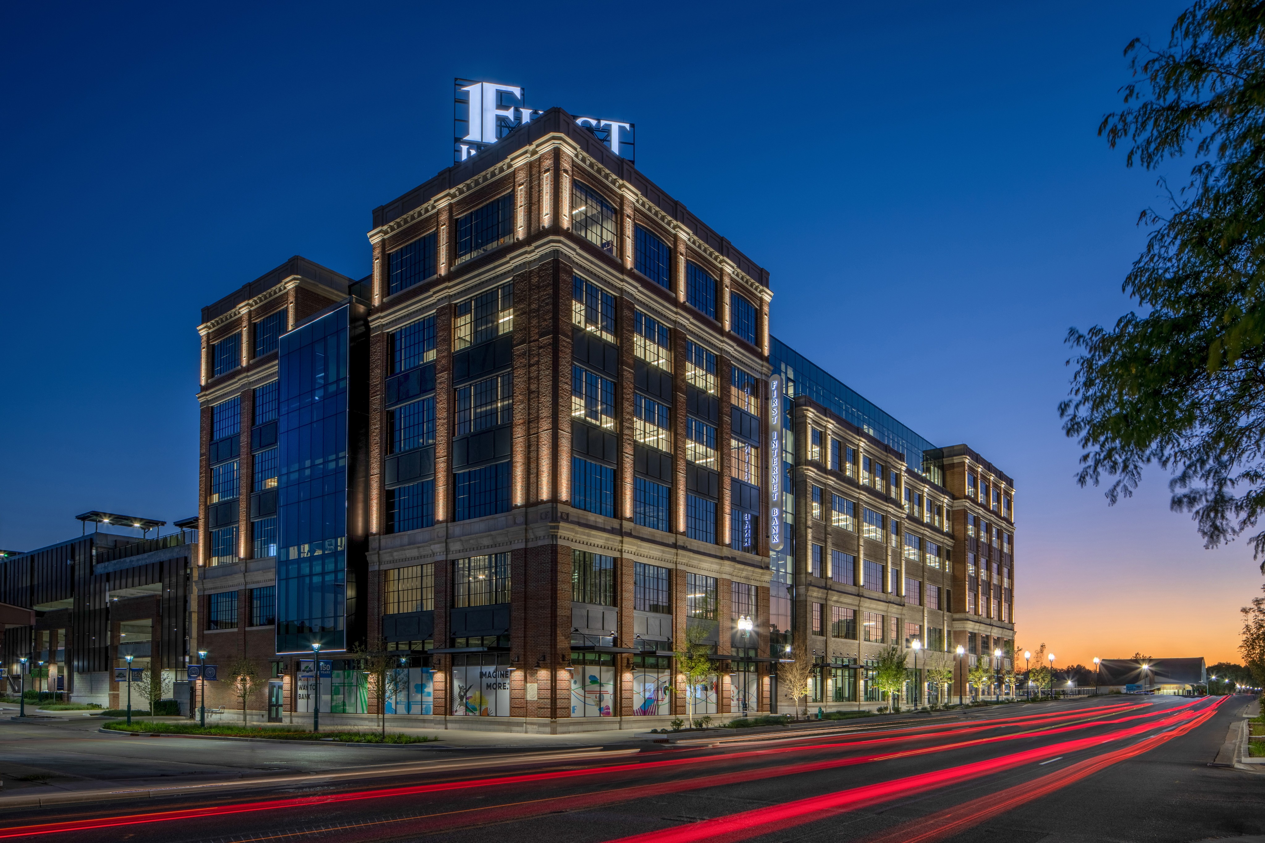 First-Internet-Bank-Exterior-Evening-1-scaled