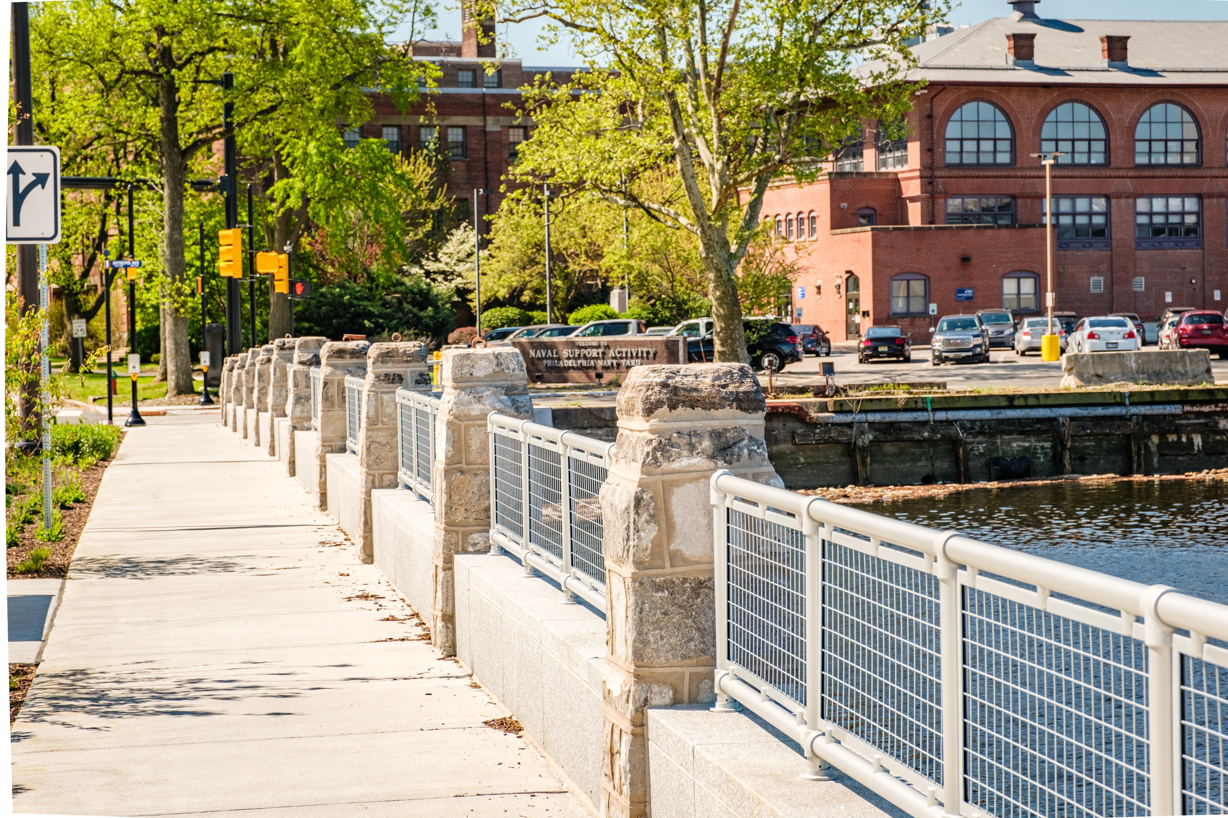 PHILADELPHIA NAVAL YARD BROAD STREET QUAY WALL